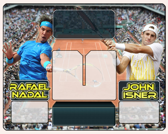Nadal vs Isner en Roland Garros 2011